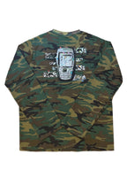 Gameone Camouflage Waffle Long Sleeve Top
