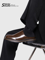 SHENLV STUDIO Leather Clogs