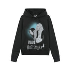 DONSMOKE Front Shoulder Hooded Sweater