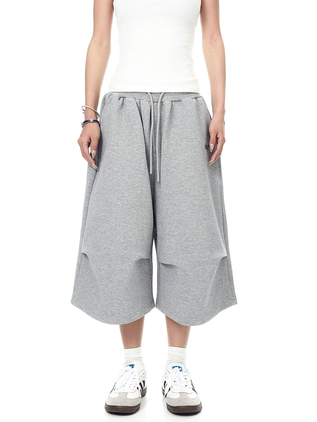 BLACKLISTS Pleated Sweatpants Shorts