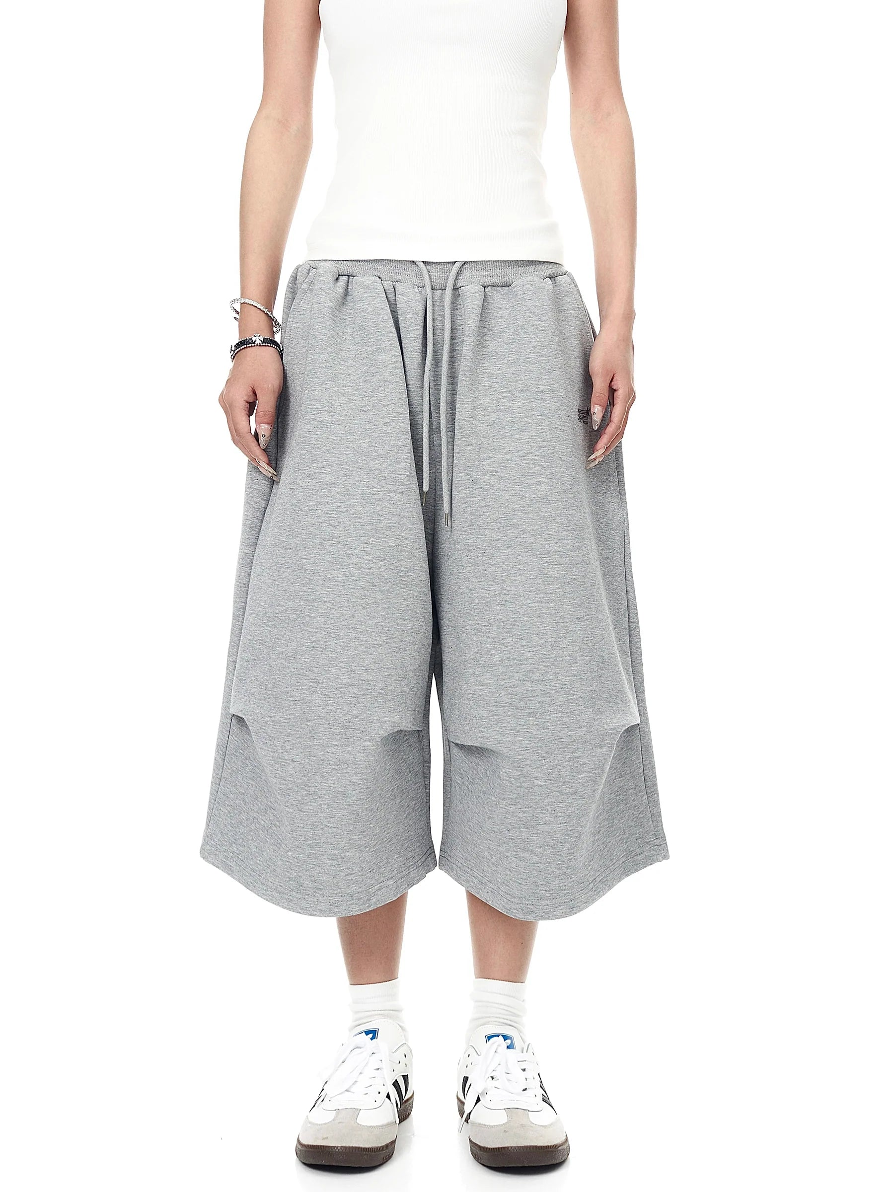 BLACKLISTS Pleated Sweatpants Shorts