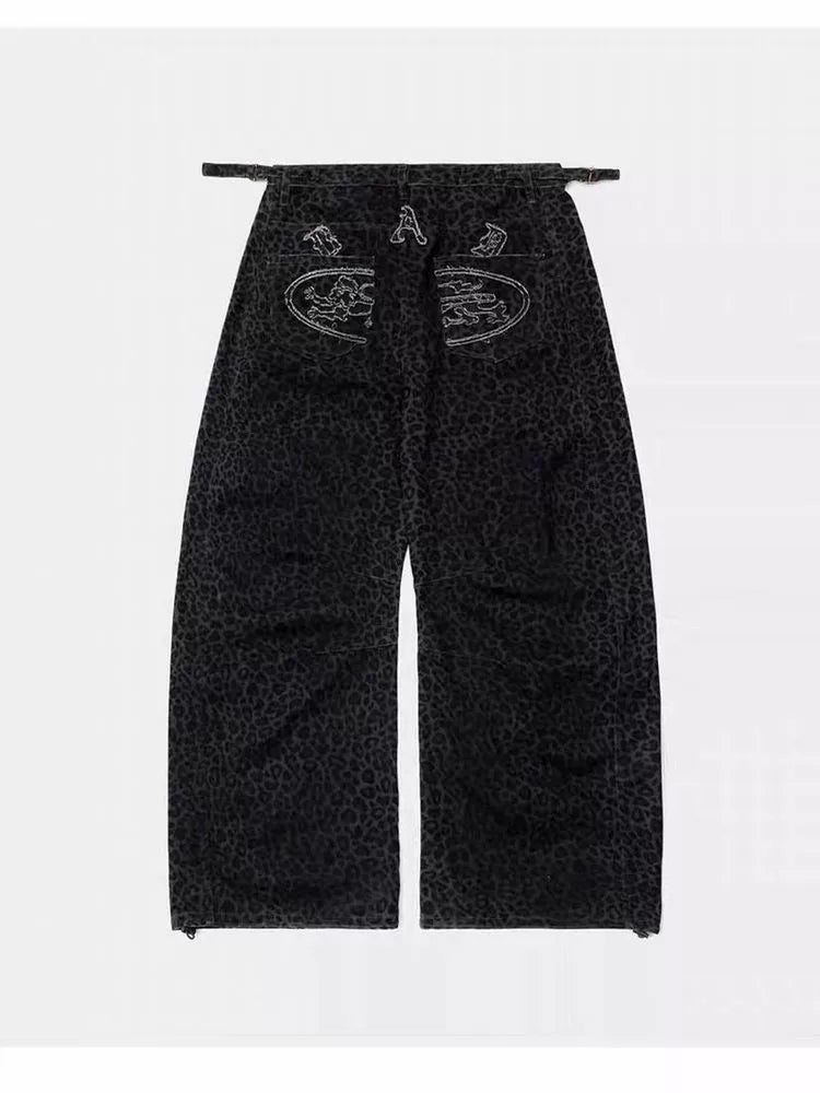 BADBLOOD American Casual Plaid Scimitar Pants