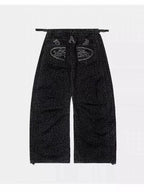 BADBLOOD American Casual Plaid Scimitar Pants