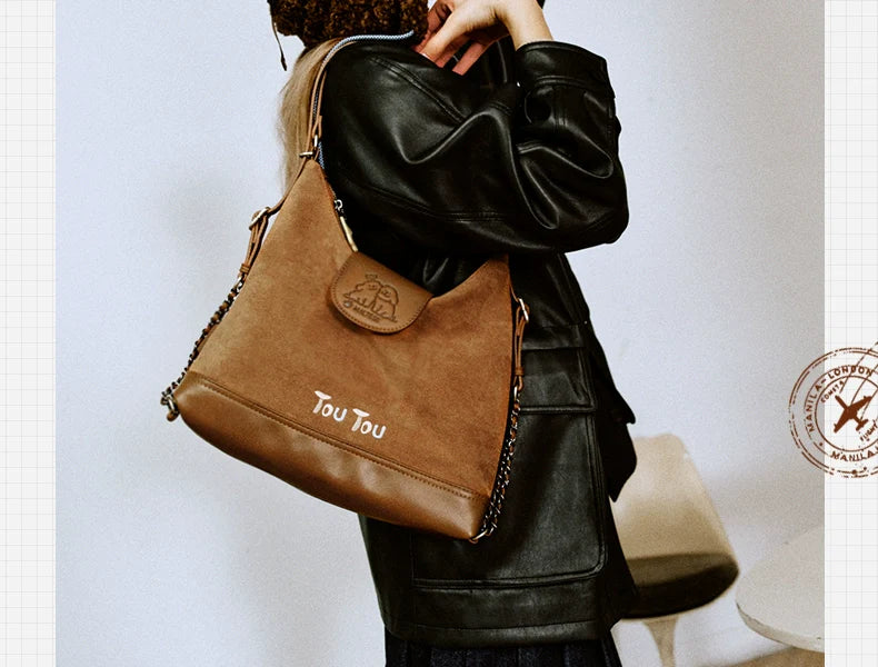 TOUTOU Line Puppy Tote Bag