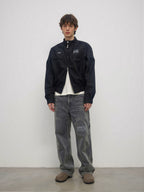 ATHIRI Motorcycle Harrington G9 Shoulder Pad Functional Embroidered Jacket