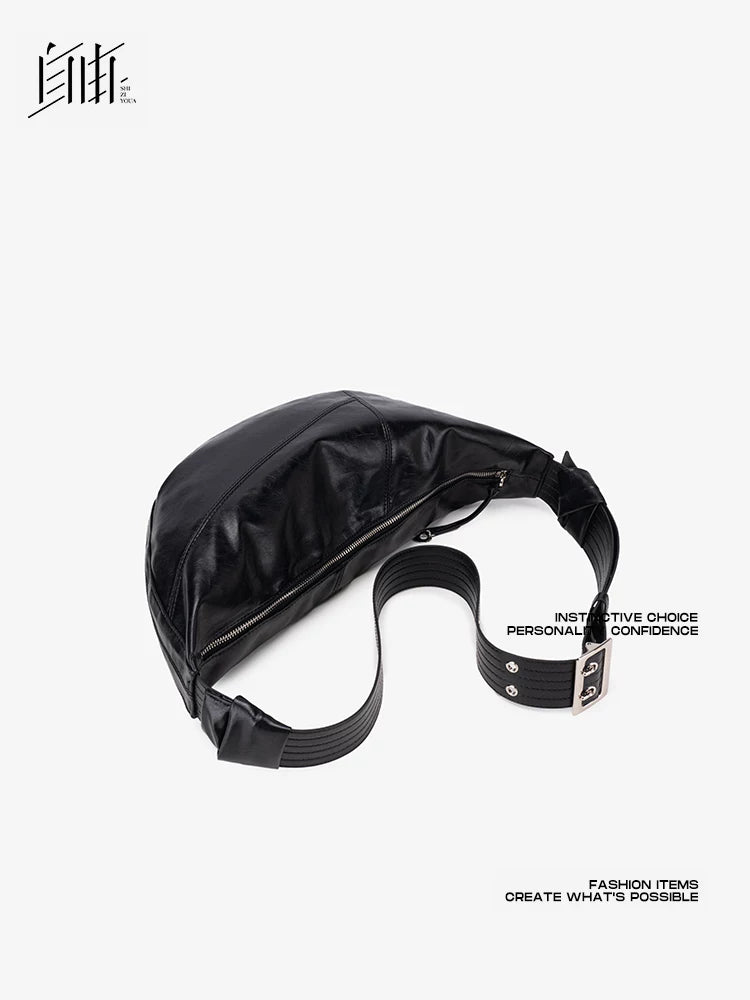 SFREEYA Designer Dumpling Crossbody Bag