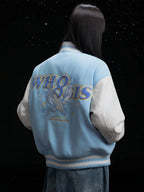 WHOOSIS Gem Embroidery Baseball Jacket