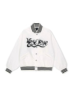 I4P STUDIO YESEYESEE C-Logo Embroidered Sports Jacket Cardigan
