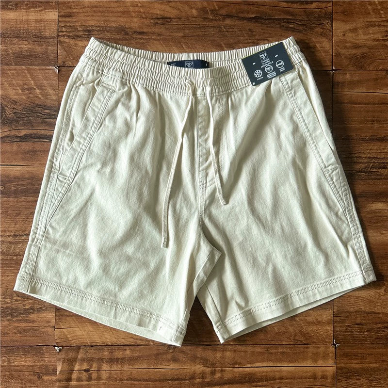Japanese Washed Cotton Quarter Shorts