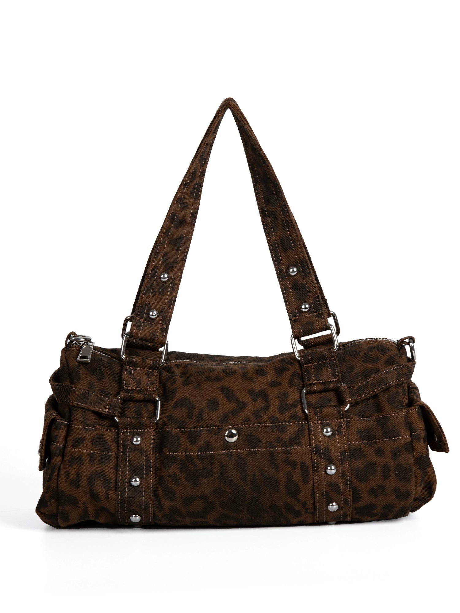 Dotlyn Blogger Large Capacity Baguette Crossbody Bag