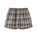 LIBERAFIT Knitted Plaid Cotton Boxer Shorts