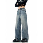 11KN Retro Straight Loose Versatile Jeans