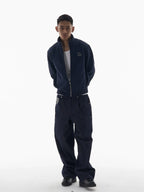 WebSurfGroup Twist Rope Embroidered Stand-up Collar Embroidered Jacket