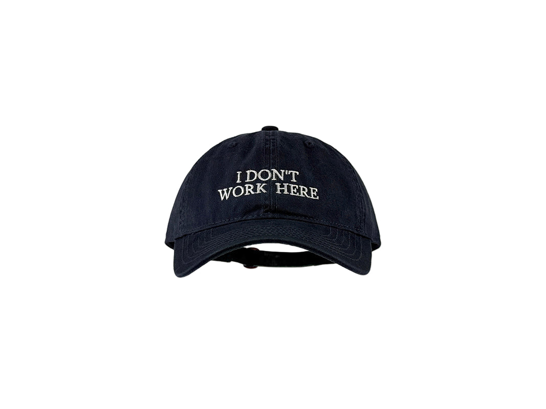 Ryu Jimin "I Don't Work Here" Embroidered Baseball Cap