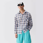 OWOX Loose Casual Checked Lapel Versatile Shirt
