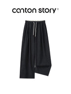 cantonstory Solid Color Drape Sweatpants