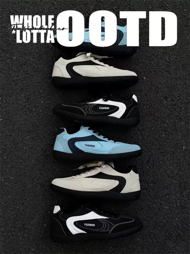 Newrockstarchoppa Retro Racing Soft-Sole Sneakers