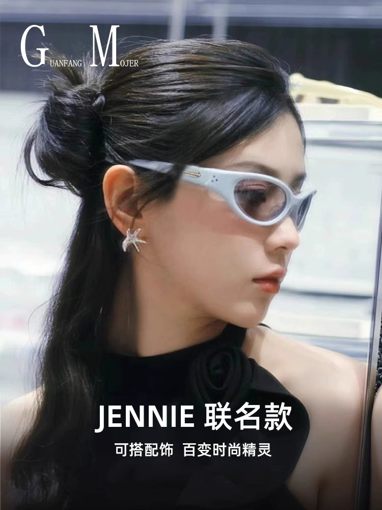 GM x Jennie Cat Eye Headband Sunglasses Interchangeable DONUT Accessories
