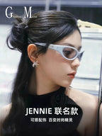 GM x Jennie Cat Eye Headband Sunglasses Interchangeable DONUT Accessories