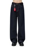 BTSG X Peoede Vintage Red Ear Denim Dark Blue Jeans