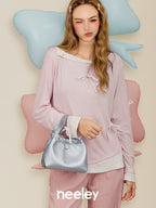 Neeley Summer Leather Cloud Crossbody Bag