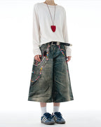 MADWITCH denim shorts