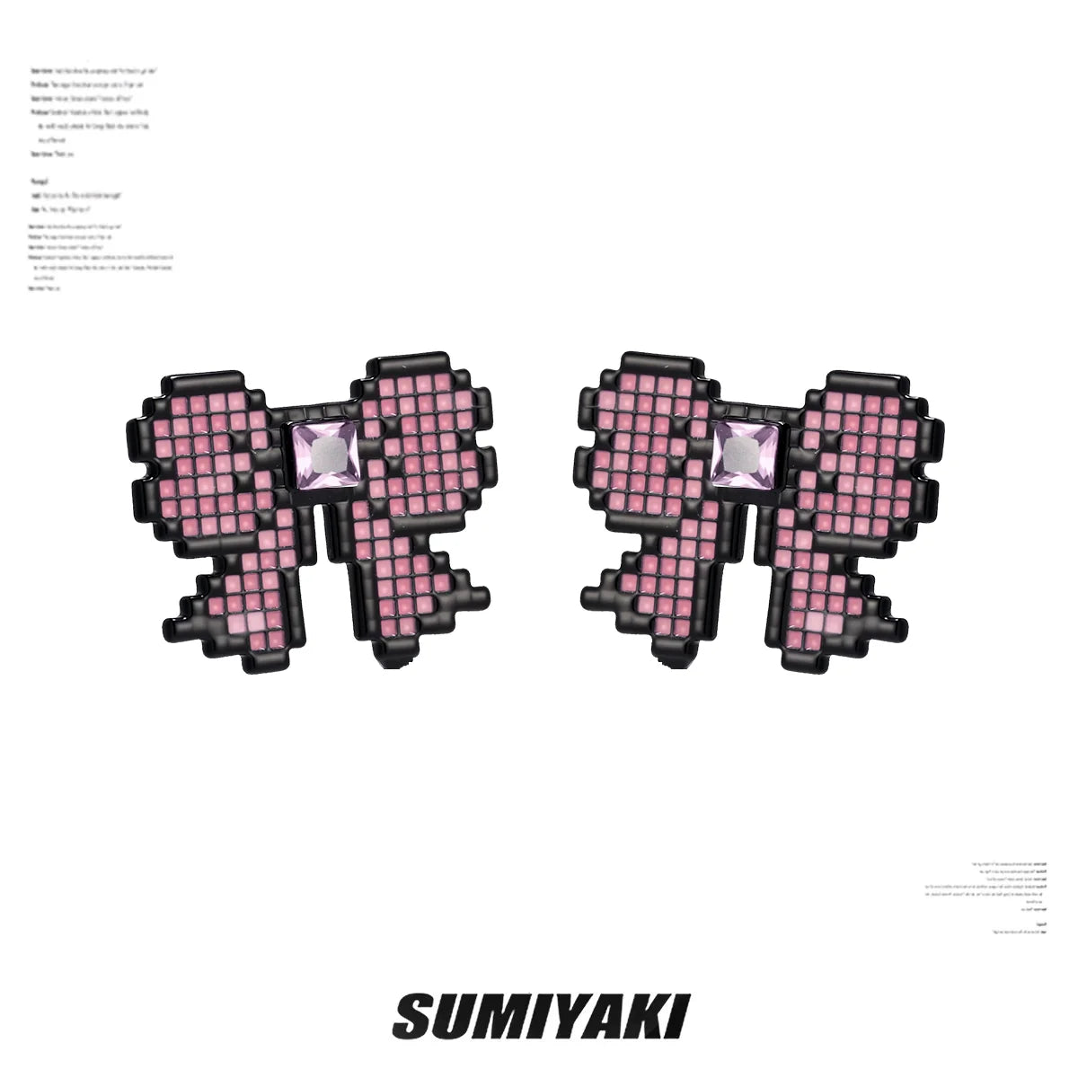 SUMIYAKI Bow Y2K Millennium Spice Girls Style Earrings