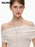 BULUBULU Starry Christmas Stacking Long Necklace