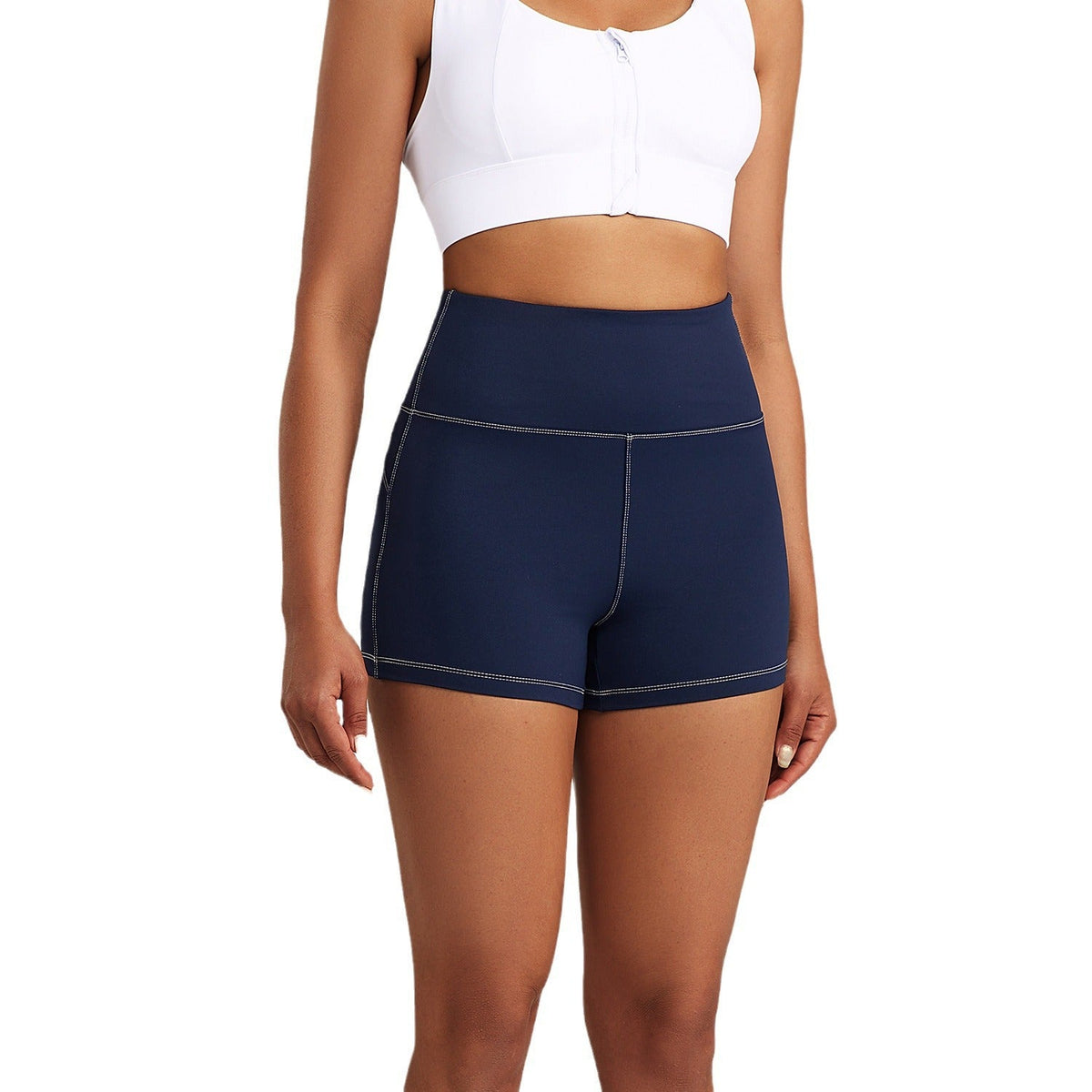 Athena Lulu Imitation Denim Yoga Shorts