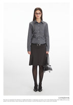 Nariele Slim Fit Skinny Waist Long Sleeve Shirt