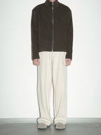 PLUS NO LOGO Casual Jacquard Striped Sweater Jacket