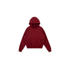 PLUS NO LOGO Short and Wide Stand-up Hooded Sweater