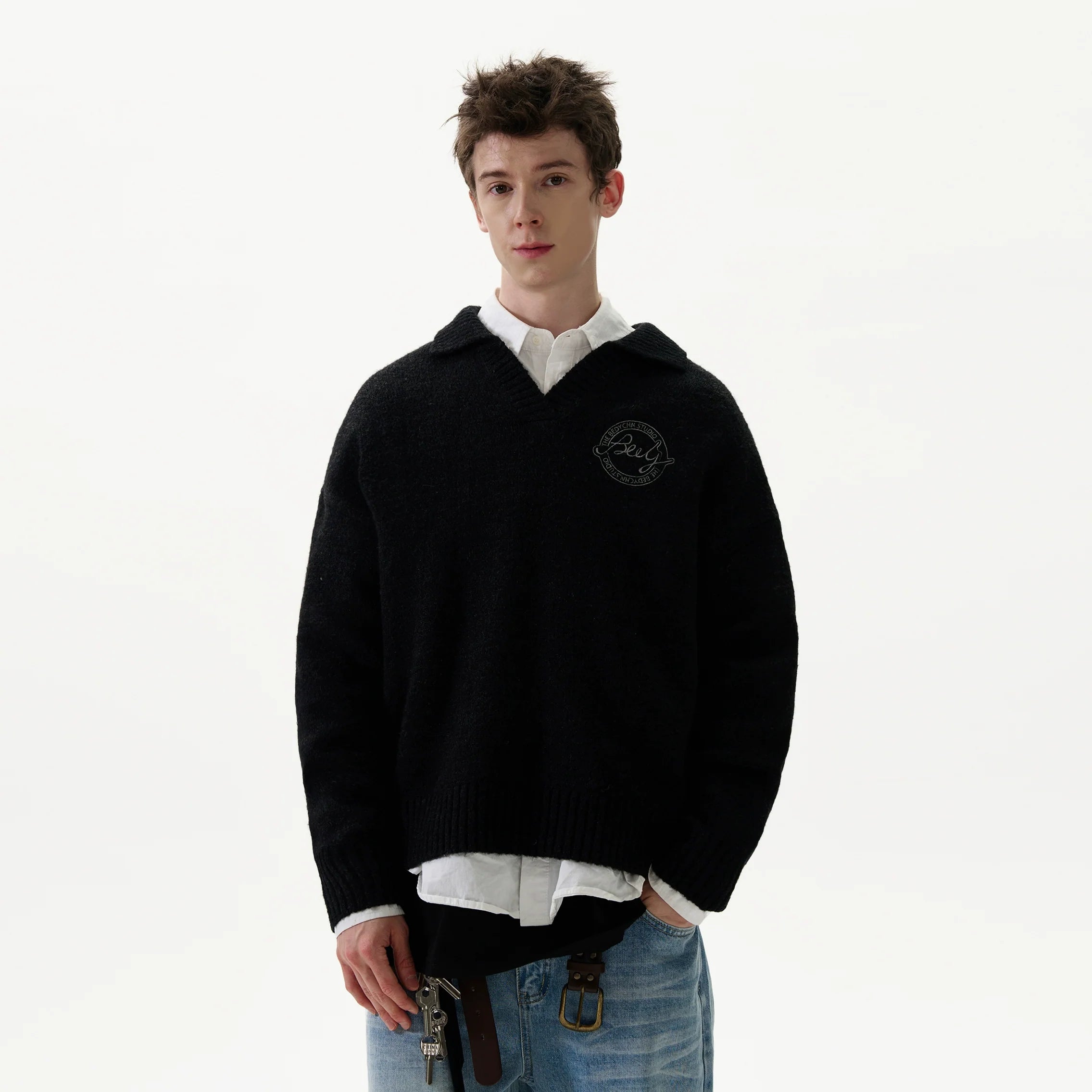 Madwitch Retro Lazy Style Long Sleeve Tee