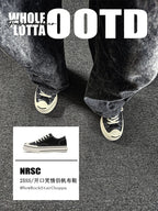 Newrockstarchoppa Classic Low-Top Canvas Skate Sneakers