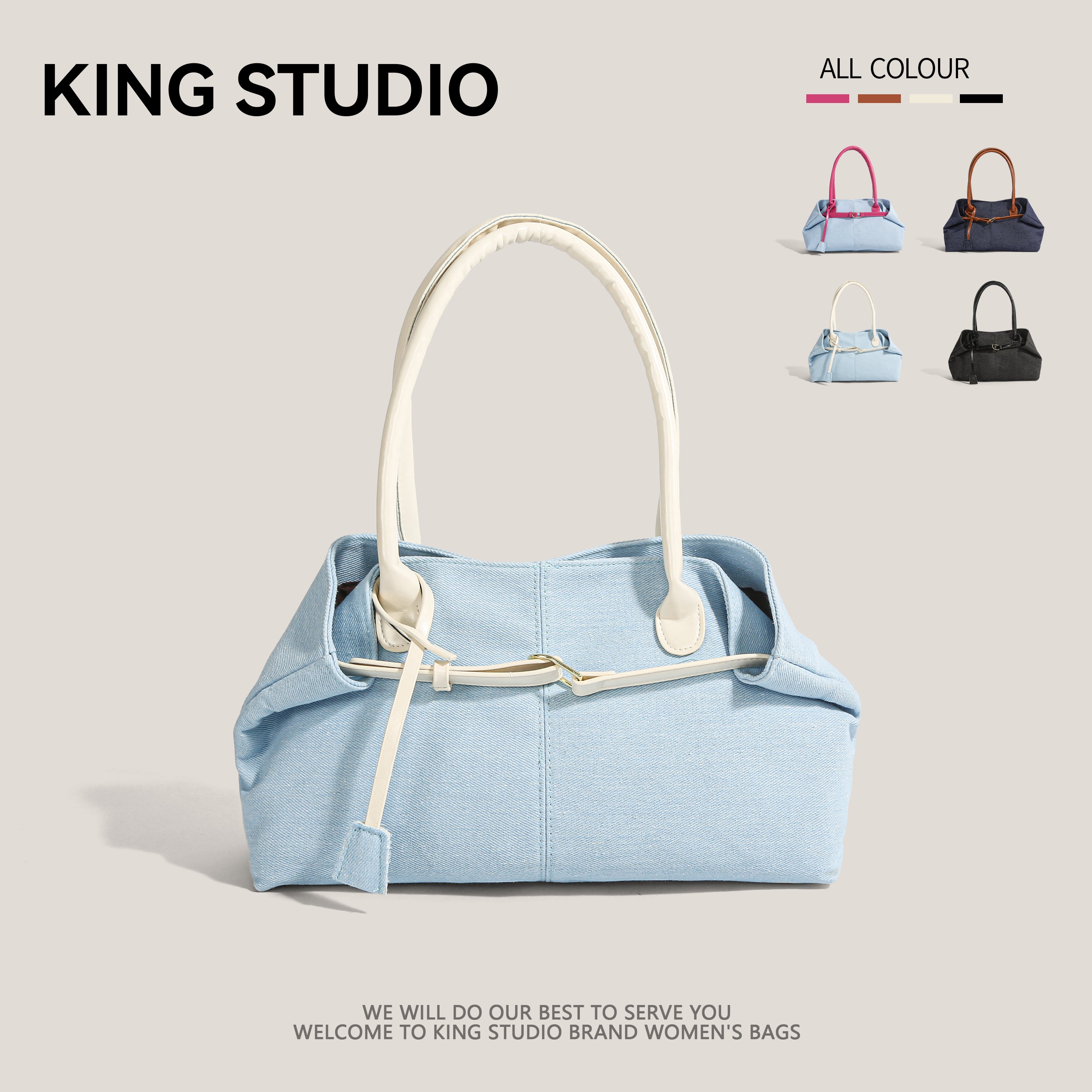 DrinKing Casual Large Single-Shoulder Bag