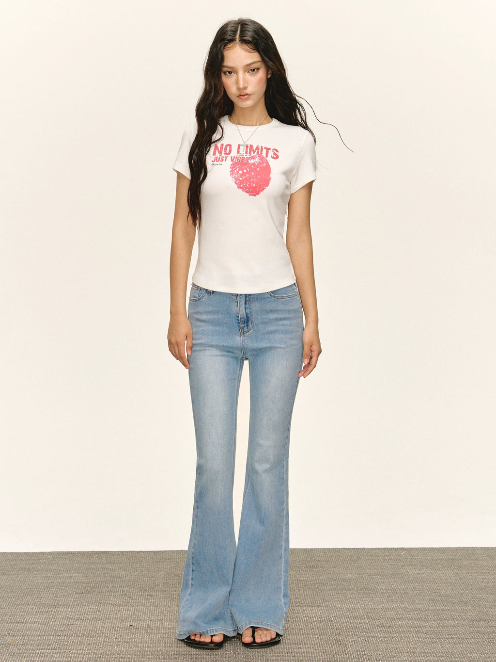 Ariseism Straight Wide Leg Jeans