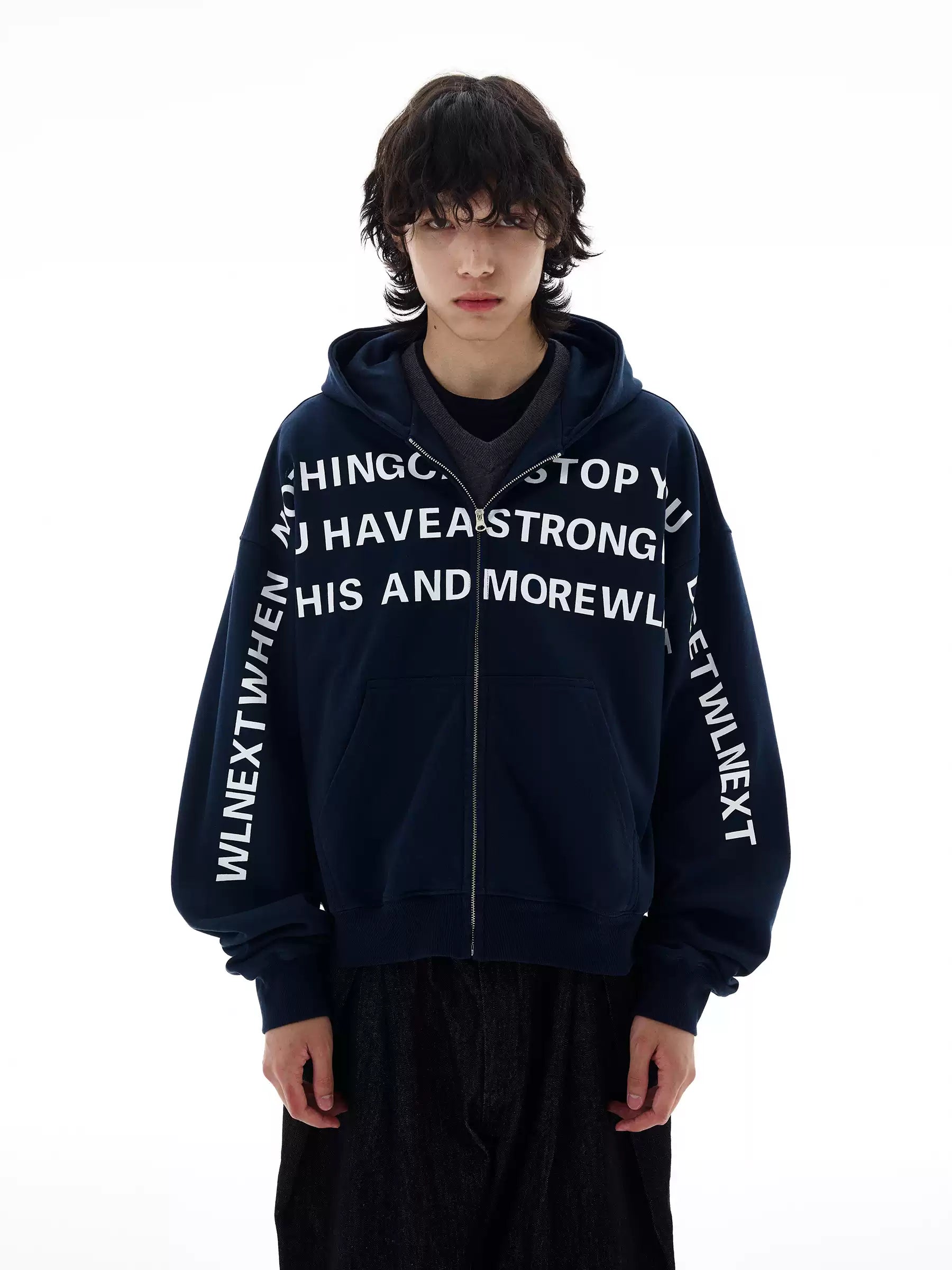 WLNEXT zip hoodie