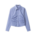 Nariele Slim Fit Skinny Waist Long Sleeve Shirt