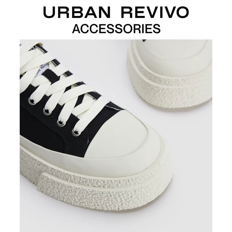 Urban Revivo Men's Color Thick Sole Sneakers