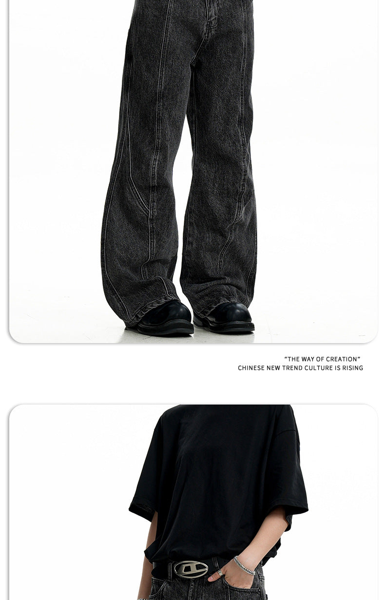 11KN Vintage Micro Straight Loose Jeans