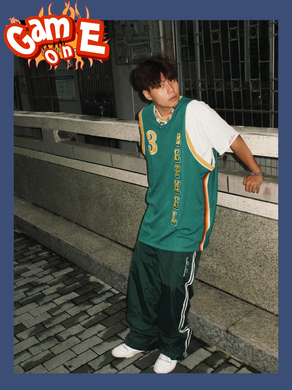 GameOne Signature Slogan Retro Sweatpants