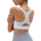 Athena Lulu Gathers Zip Yoga Bra Beauty Back