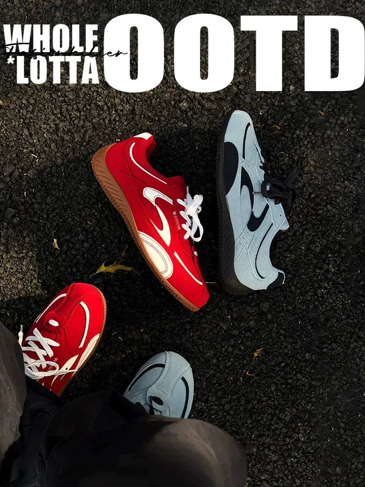 Newrockstarchoppa Retro German Trainer Racing Sneakers