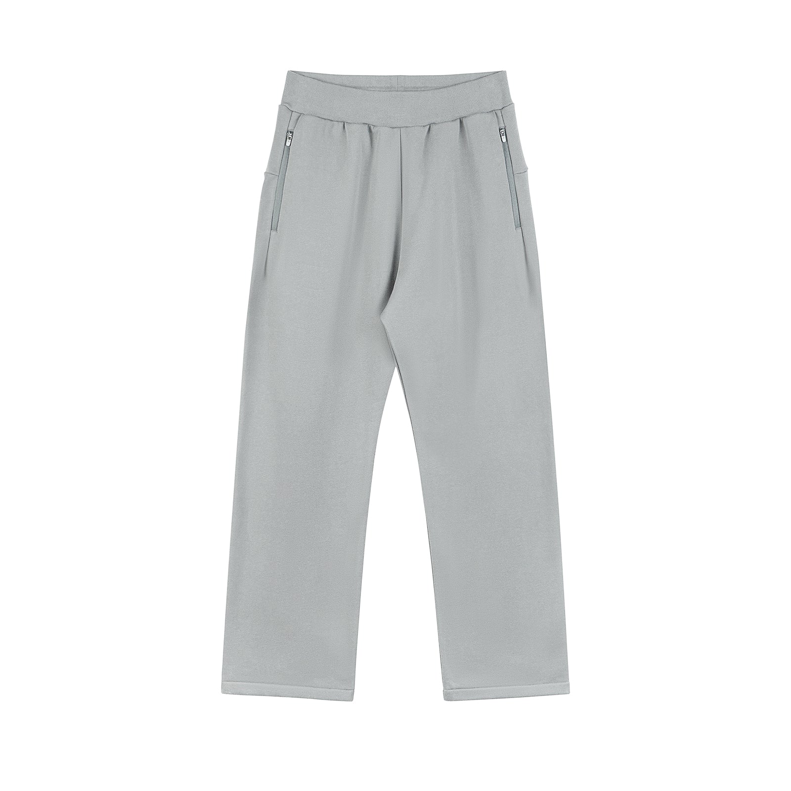 IDLT 400g Wide-Leg Loose Zip Sweatpants Basic Street Style