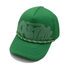 Cross Border Letter Printing Mesh Peak Cap