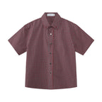 MTLCLOTHES Loose and Versatile Retro Korean Half-sleeved Shirt