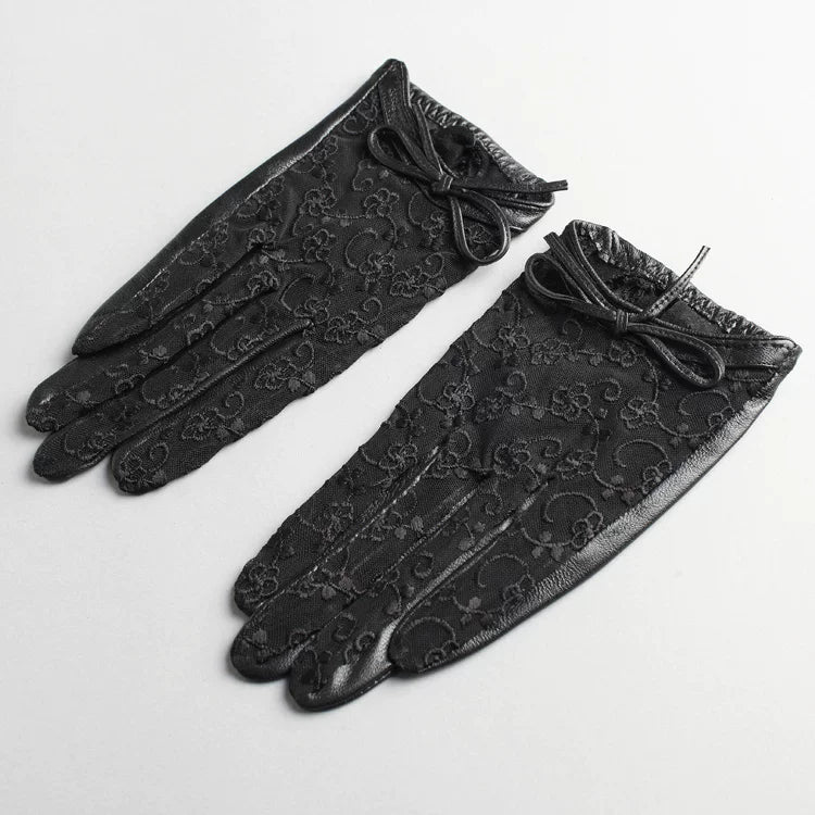 St. John's Sheepskin Lace Sun Protection Gloves