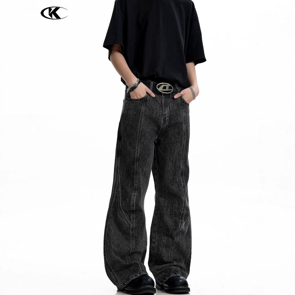 11KN Vintage Micro Straight Loose Jeans