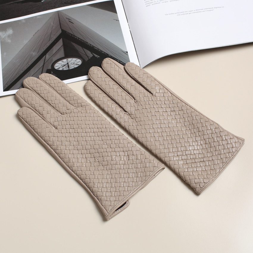 St. John's Spanish Goatskin Silk Driving Gloves