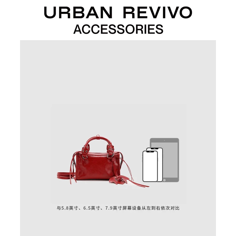 Urban Revivo New Year Red Metal Buckle Bag
